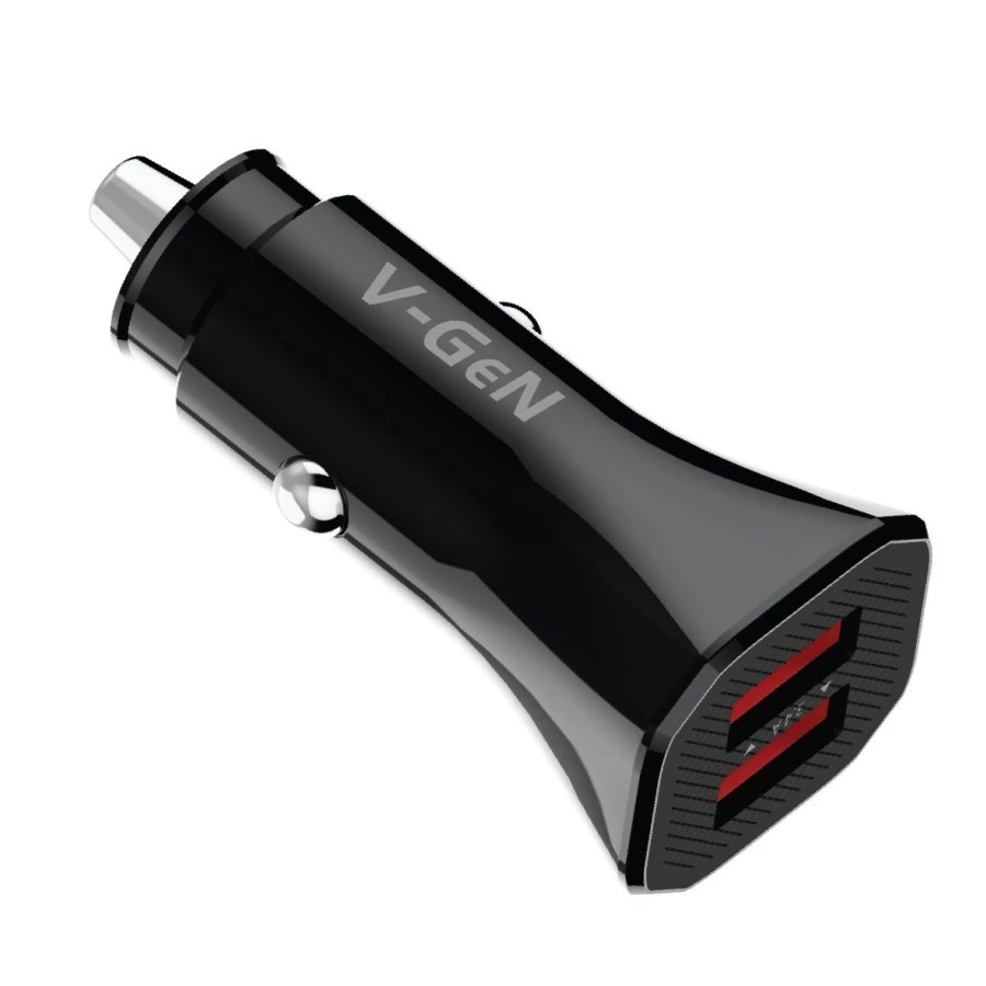 V-GeN VCC2-24 Car Charger Dual Led Port USB 3.4A Charger Mobil - Gambar 2