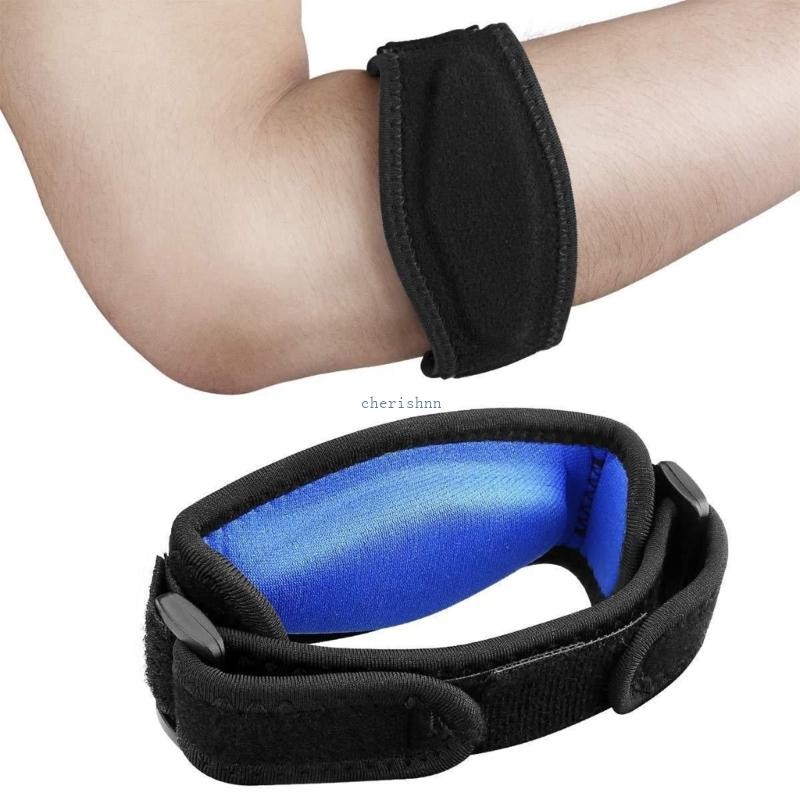 CH* Tennis Elbow Support Strap Adjustable Elbow Brace Elbow Compression ...