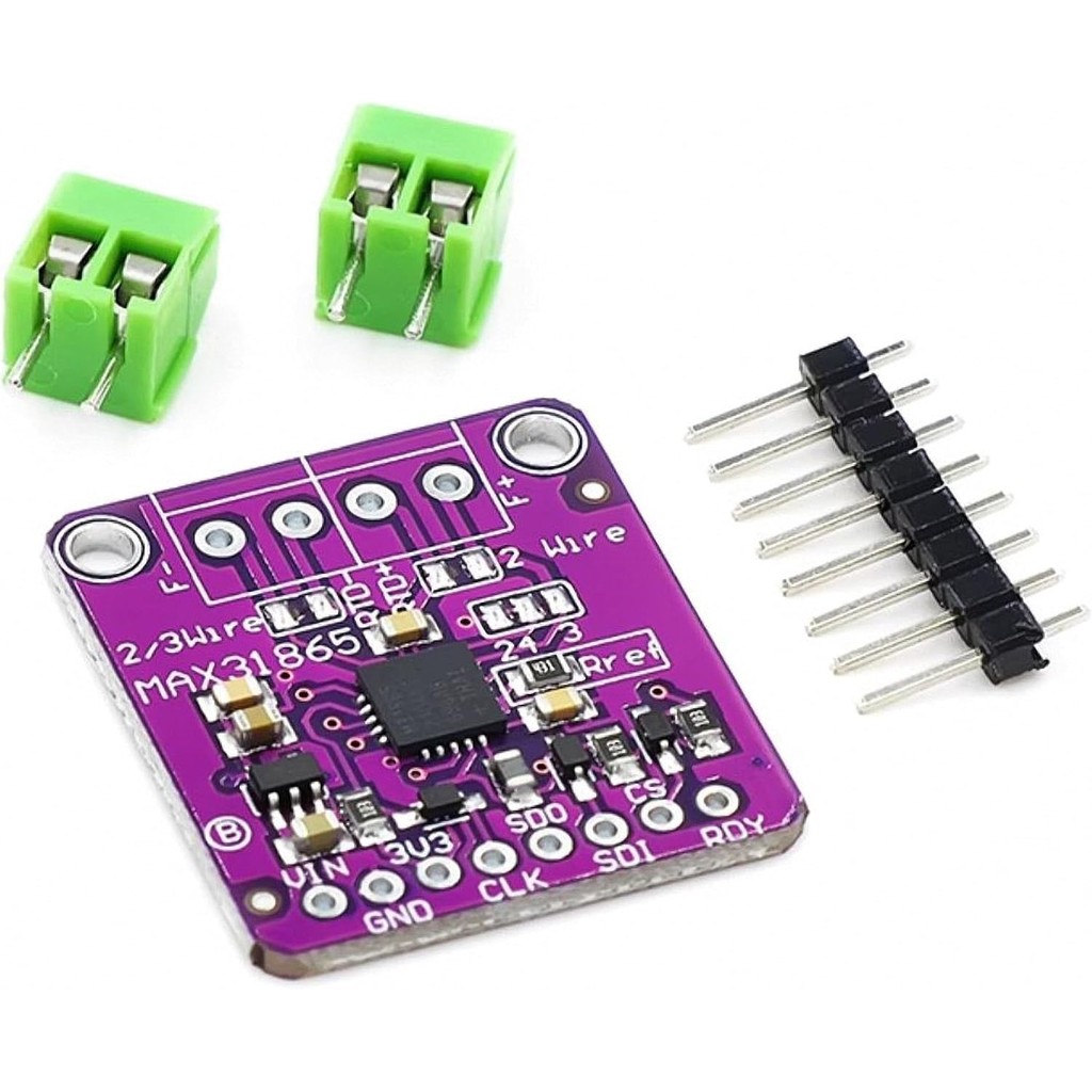 1 Set MAX31865 PT100/PT1000 RTD 3.3/5V Temperature Thermocouple Sensor ...