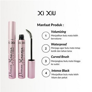 Xi XiU Mascara - Divine Mascara / Merah Jingga Official - Gambar 2