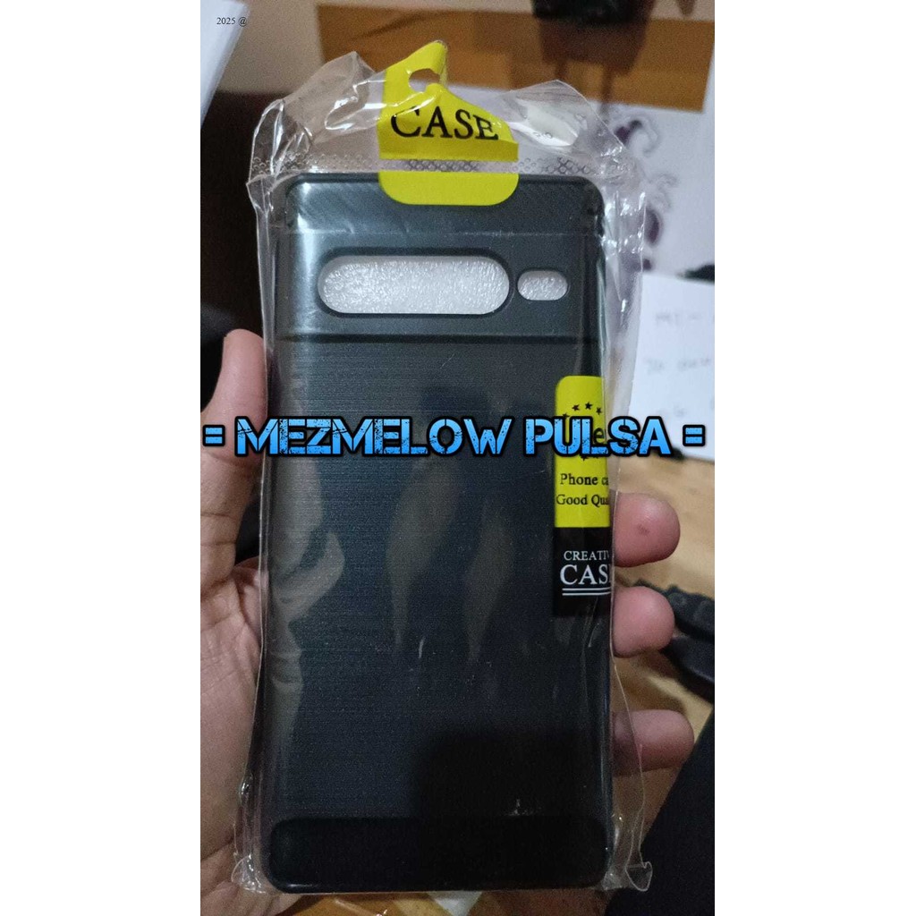 Silicone Case Soft Case Casing Carbon Silicone Case GOOGLE PIXEL 7 PRO - Gambar 2
