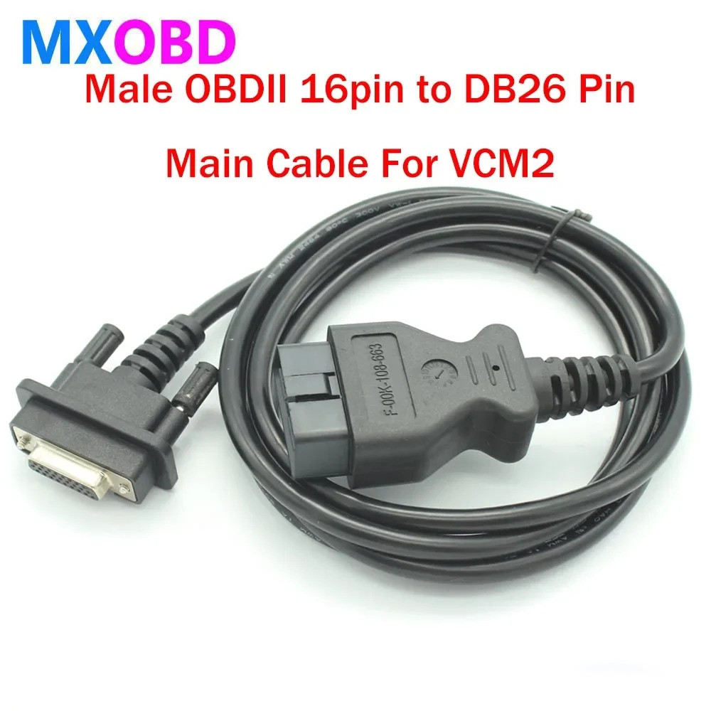 VCM II Main Cable VCM2 16pin TO DB 26Pin Cable VCM 2 OBD2 Diagnostic ...
