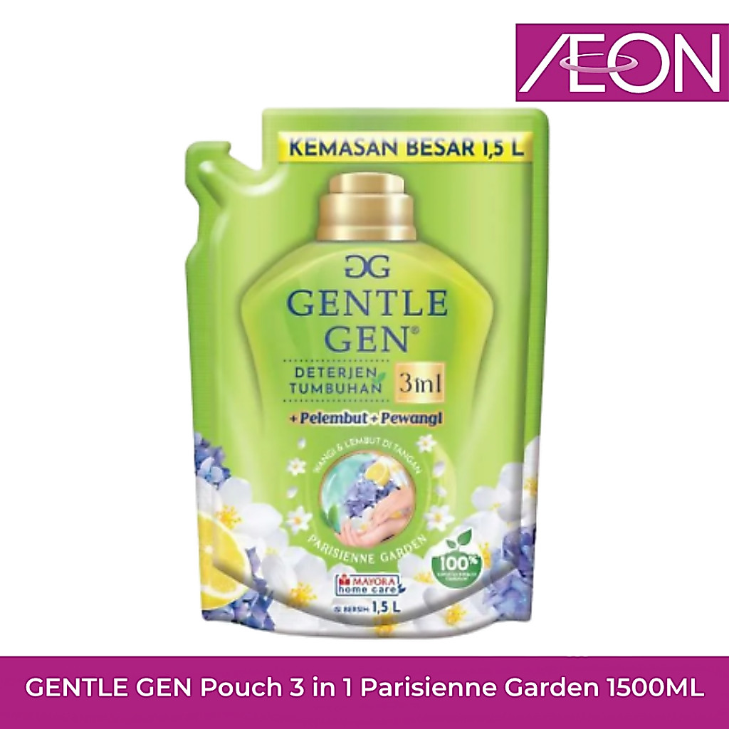 GENTLE GEN Pouch 3 in 1 Parisienne Garden 1500ML