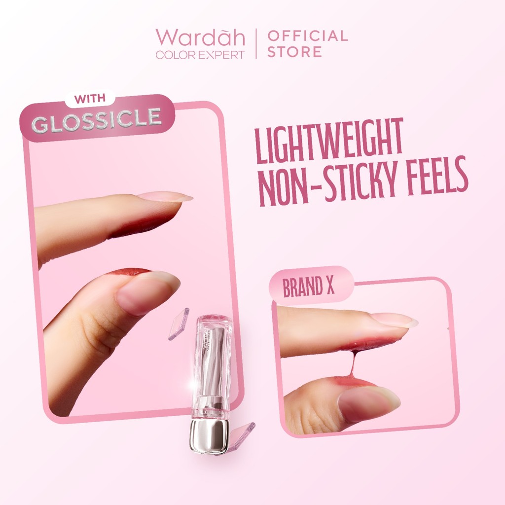 [CREATOR'S PICK] NEW! WARDAH Glossicle Peptide Balm - Ombre Glossicle - Gambar 3