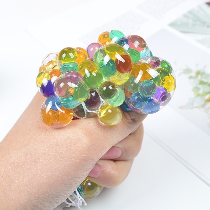 Toy Squishy Net Fruity Ball Squeeze Relax Stress Release Fun Toy Vent ...