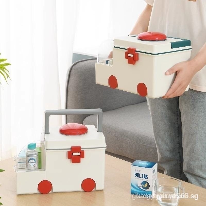 Creative First Aid Kit Home Large Storage Box Cute Cartoon Children's ...