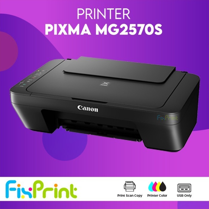 FixPrint Printer Canon Pixma E470 / MG2570S / E410 Pengganti Printer Deskjet 2875 2876 2337 2336 2335 2775 2776 AIO WiFi A4 Bergaransi Resmi Multifungsi - Gambar 4