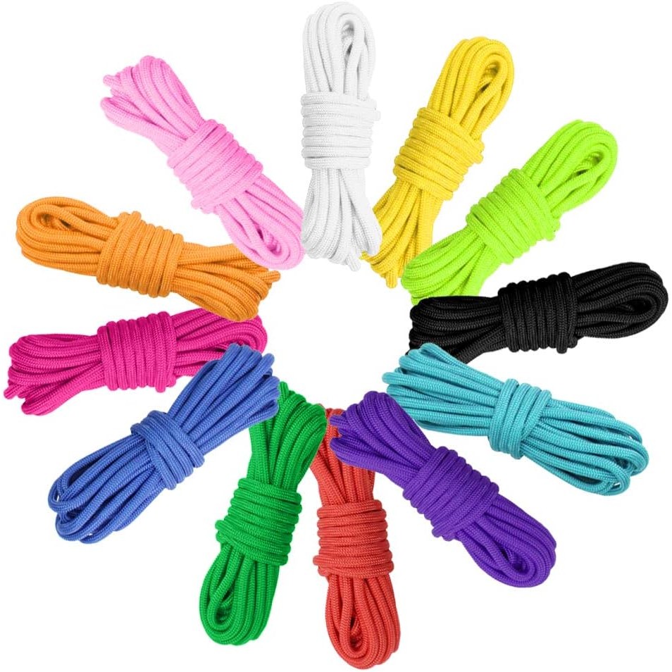 12 Colors Paracord Cord 550 Paracord Ropes Paracord Bracelet, 10 Feet ...