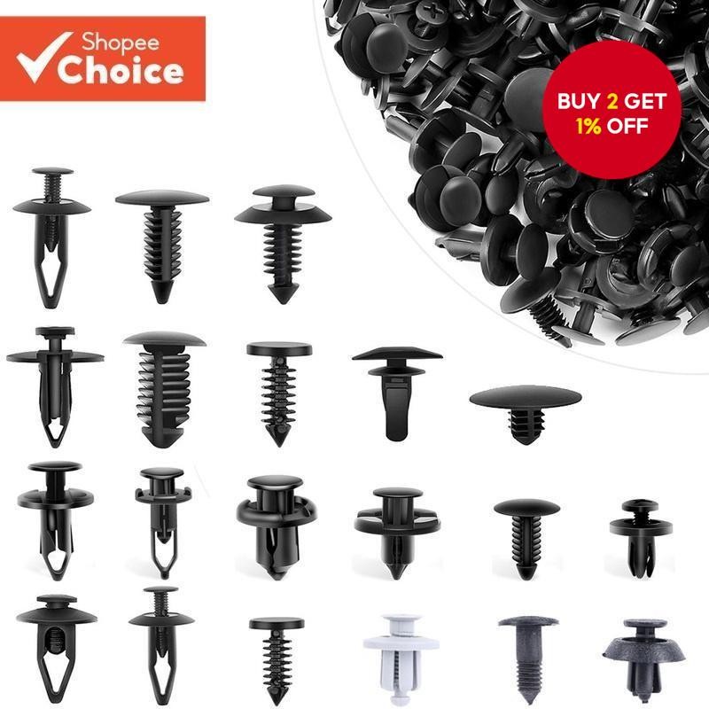 CarBole 50-Pack Door Trim Panel Clips – For Chevy Buick GMC – OEM 10153057 – 8mm Hole