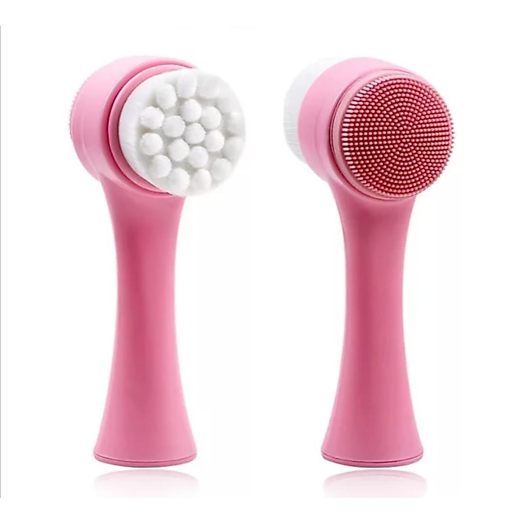 POPmaker Sikat Wajah Silikon 3D 2 Sisi Pijat - Gambar 4