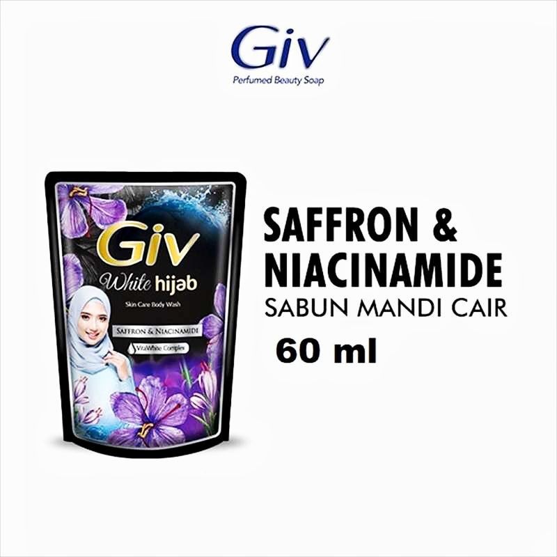 Giv B ody Wash Cair Harum dan Lembut 60ml - Gambar 4