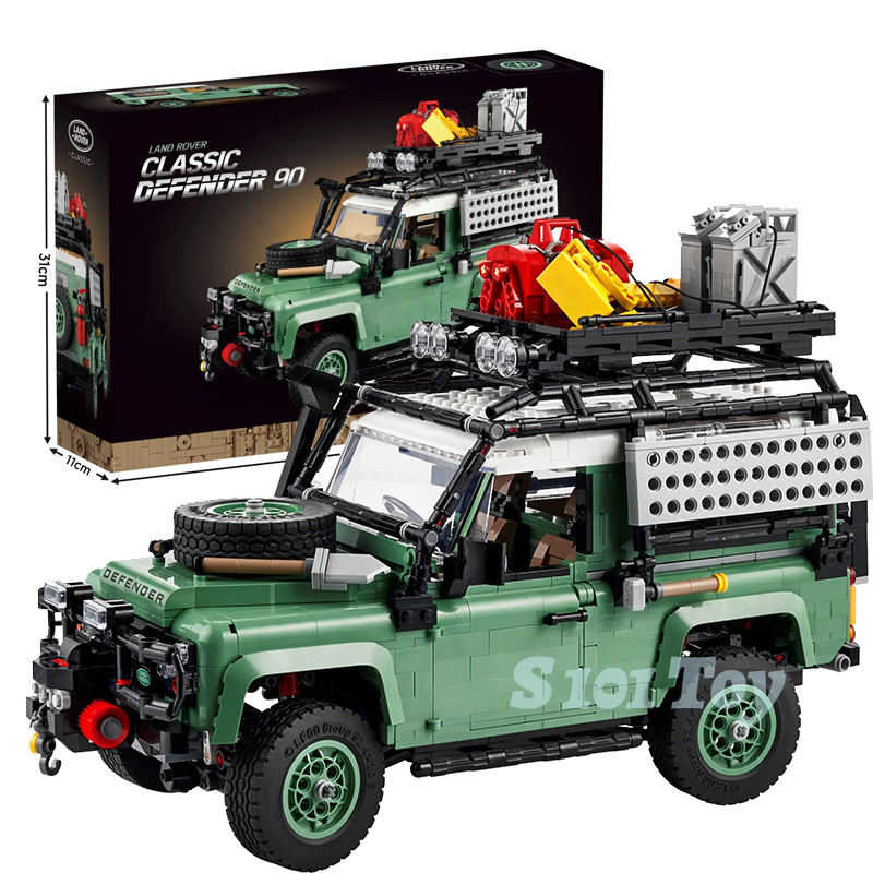 Copy DIY Creator Expert Land Rover Defender 90 10317 (2336 pcs) Car ...