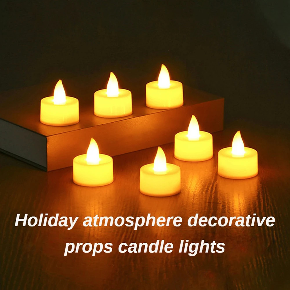 Mini LED Flameless Tea Light Candle Battery Operated Candle Event Decor ...