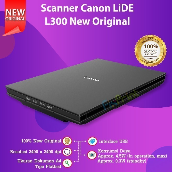 FixPrint SCANNER CANON LIDE 400 / LIDE 300 / Printer MG2570s GARANSI RESMI - Gambar 4