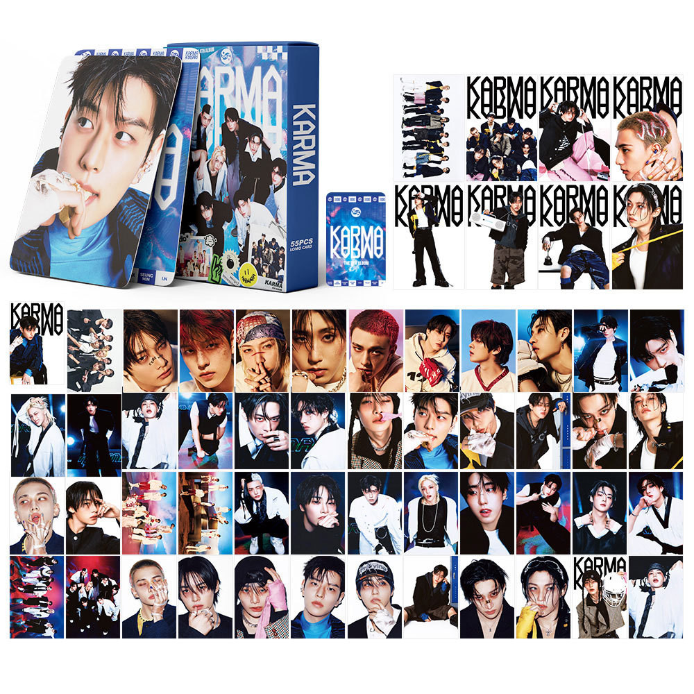 55-127pcs STRAY KIDS HOLLOW Lomo cards JAPAN 3rd Mini Album SKZ