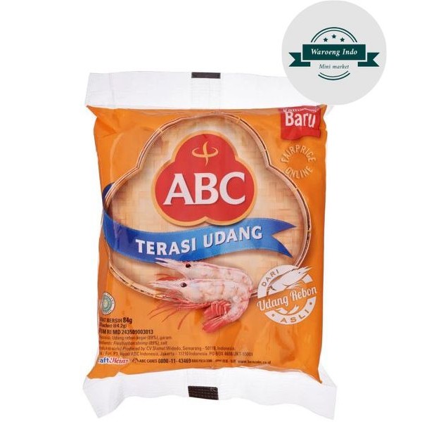 Abc Terasi Udang 76gr (20 X 3.8gr) | Shopee Singapore