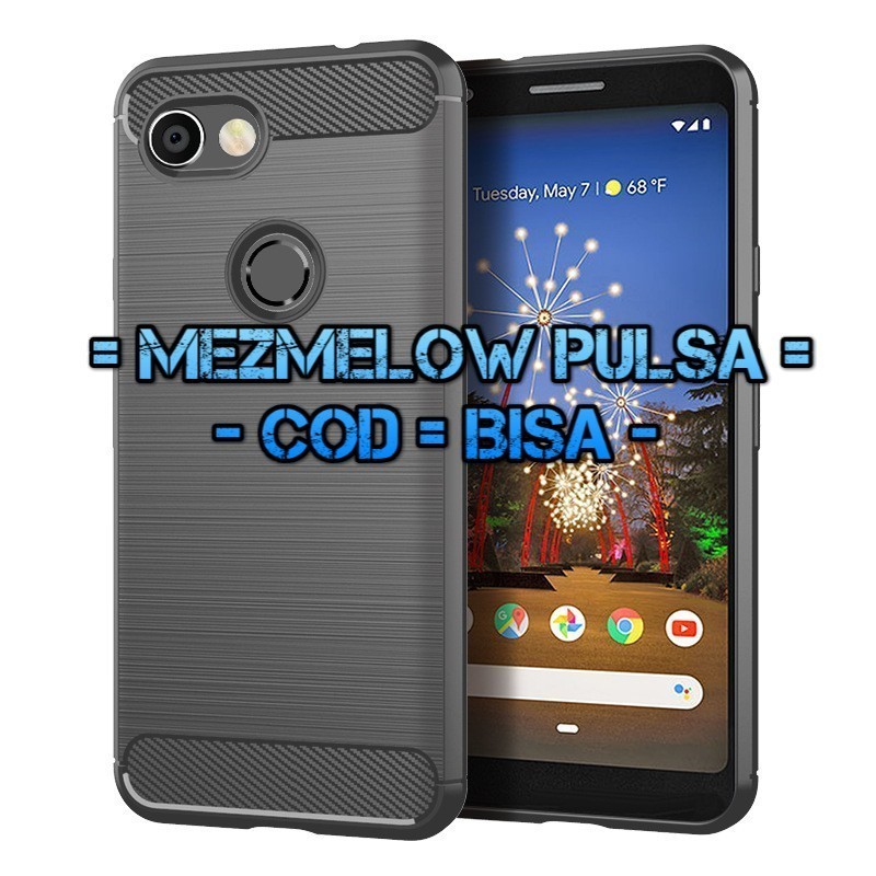 Casing Softcase Fiber Carbon Silicone Case GOOGLE PIXEL 3A - Gambar 4