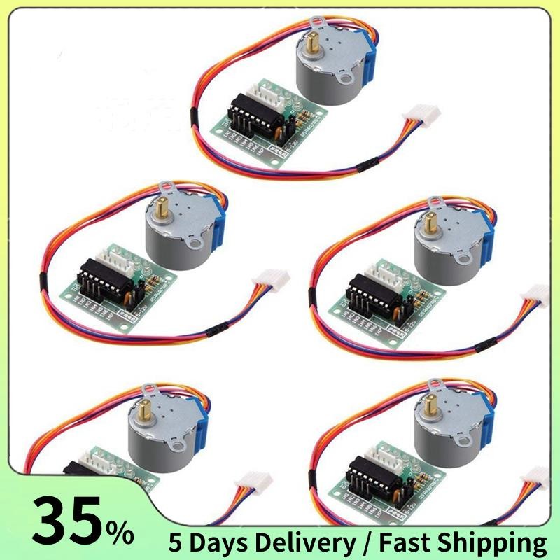 5 Set 28BYJ-48 ULN2003 5V Stepper Motor + ULN2003 Driver Board Suitable ...