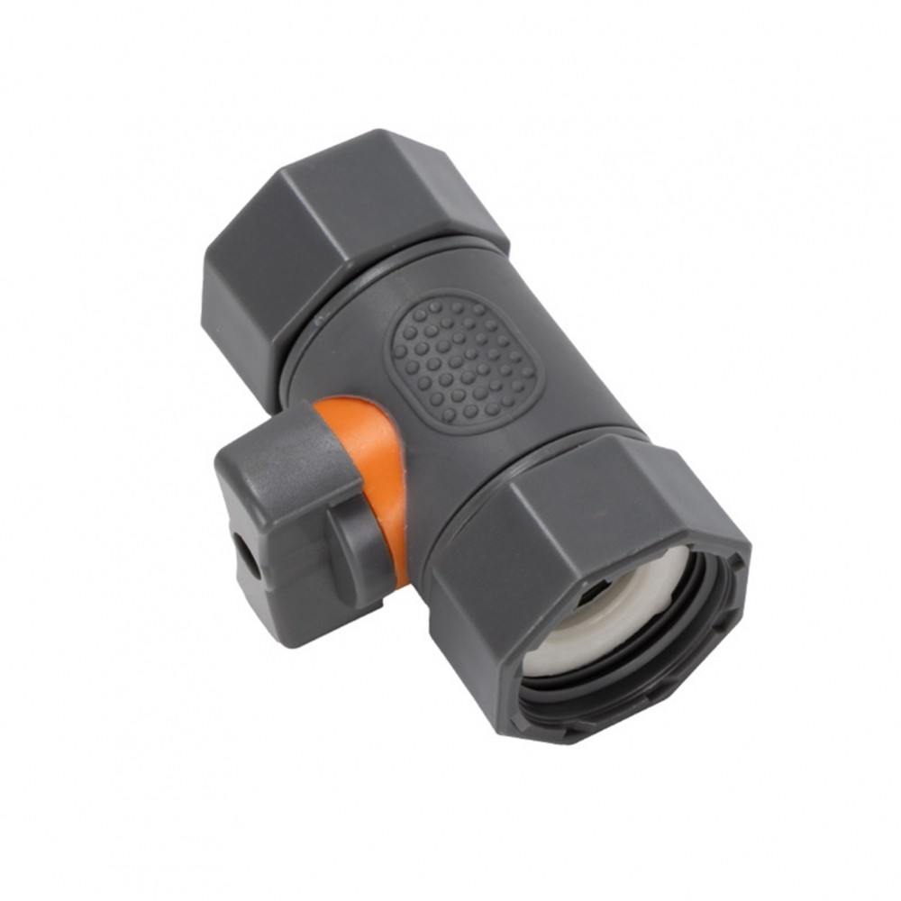 Water Connector with Dual Thread and On Off Valve for Hose and Pipe ...