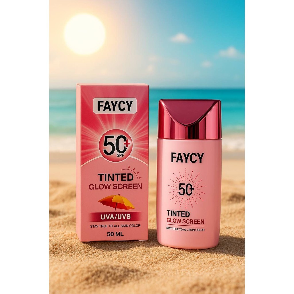FAYCY TINTED GLOW SUNSCREEN | Shopee Singapore