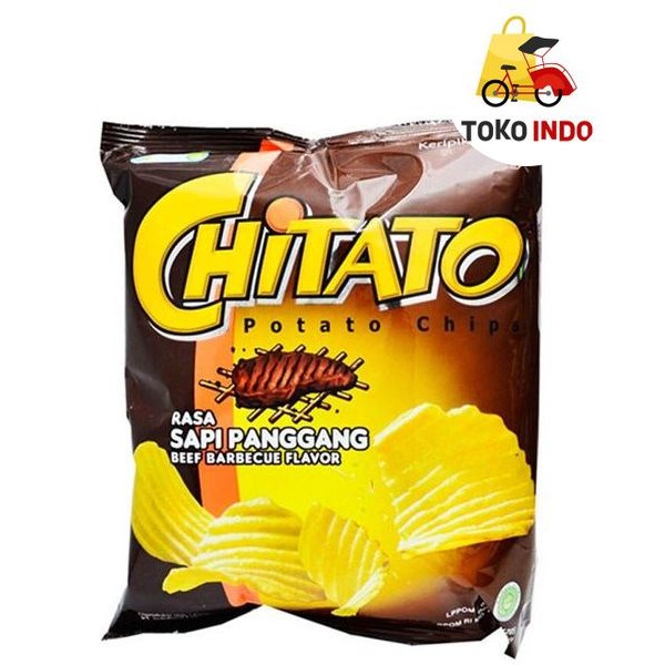 Chitato Potato Chips Beef BBQ 68g | Shopee Singapore