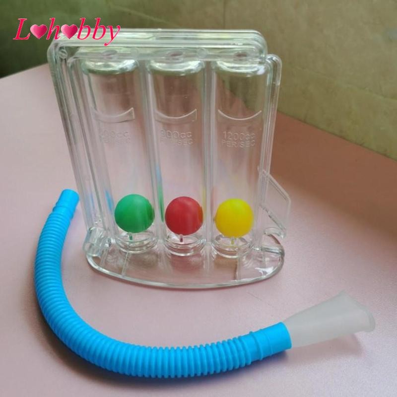 [Lohobby] Deep , Lung Exerciser Inhalation Respiration Lung Pulmonary ...
