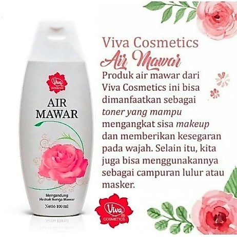 Viva Air Mawar 100 mL / Merah Jingga Official - Gambar 2