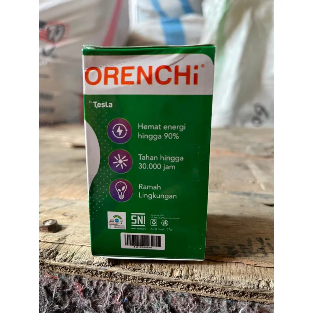 (BUBBLEWRAP) 5 WATT / BOHLAM LAMPU LED ORENCHI PREMIO GARANSI 1 TAHUN - Gambar 3