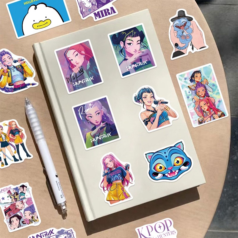 40Pcs/Set K-Pop Huntrix Notebook Stickers Creative Diy Waterproof ...