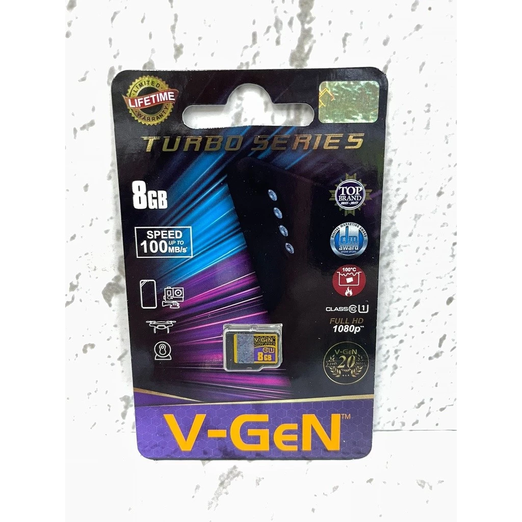 V-GEN Microsd 8GB/16GB/32GB/64GB/128GB Class 10 Speed 100MBps Turbo - Gambar 4