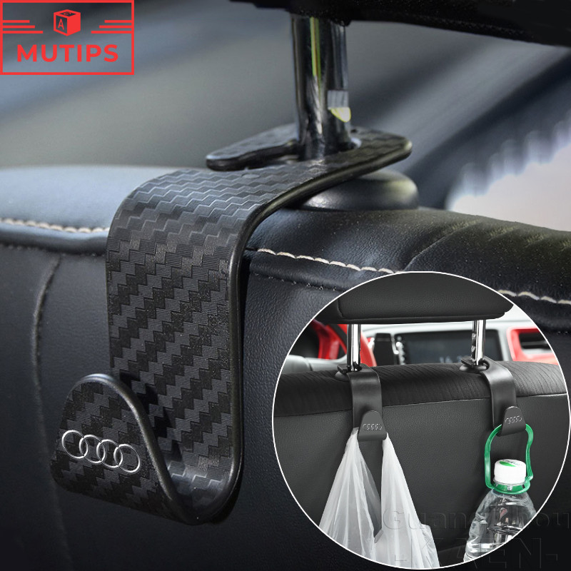 Audi Car Back Seat Headrest Hook Car Load-bearing Storage Hanger ...
