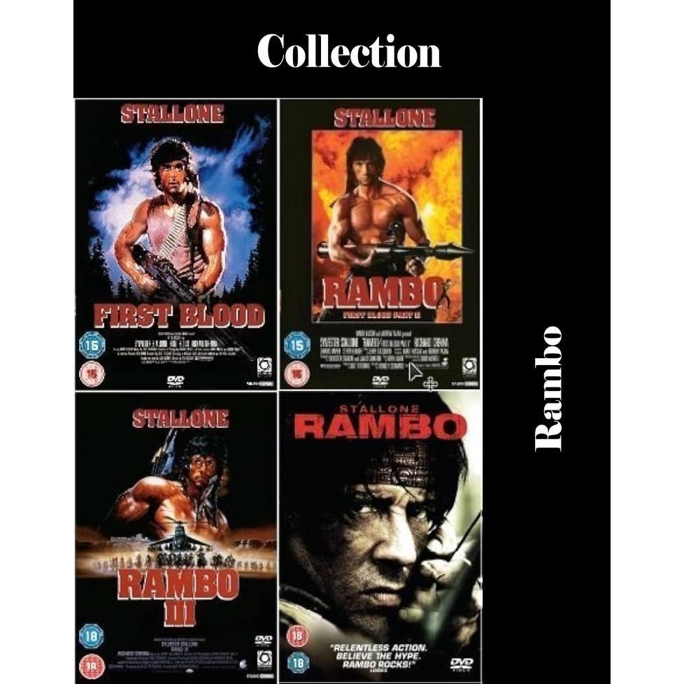 DVD - Rambo Collection (1982 - 2019) | Shopee Singapore