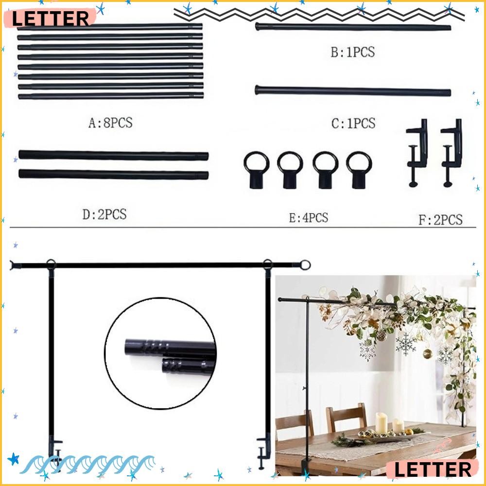 LETTER Over The Table Rod Stand, with Clamps Adjustable Table Arch ...
