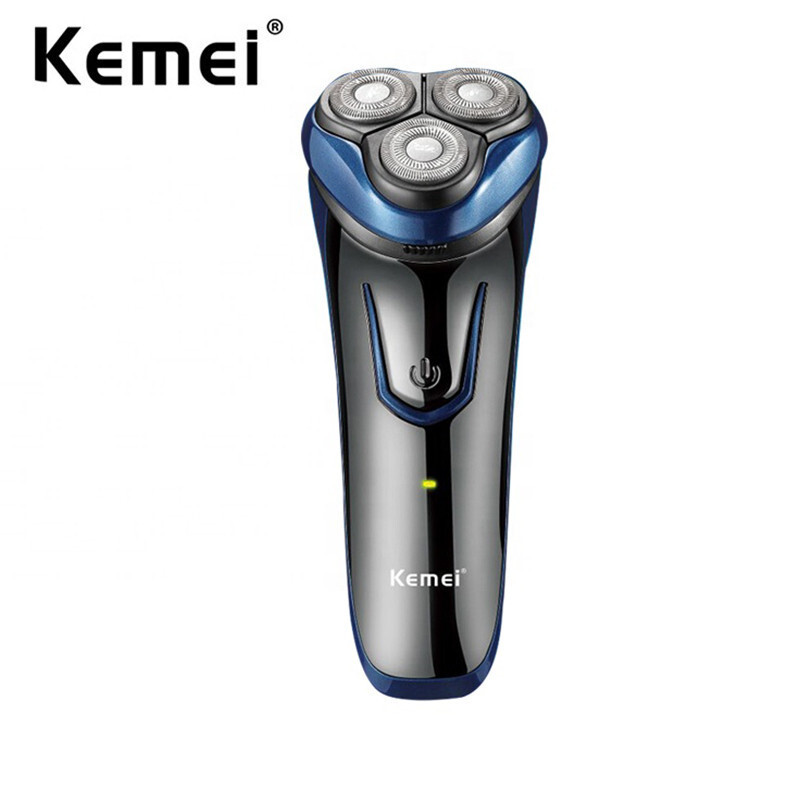 Kemei Rechargeable Electric Shaver with PopUp Sideburn Bread Trimmer ...