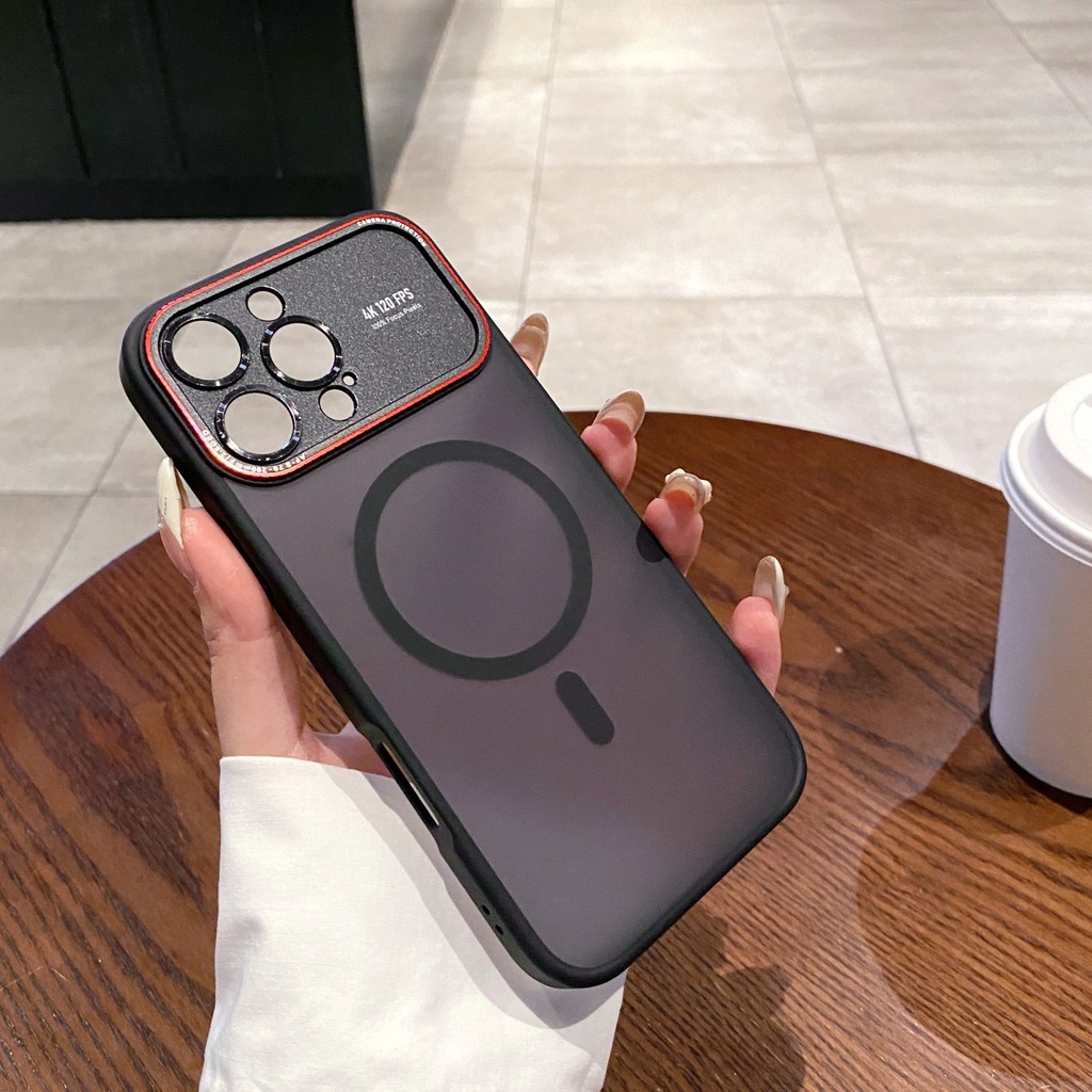 IPhone Casing Luxury large window lens Fuel injection type Matte anti ...