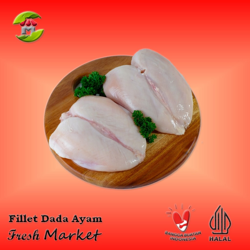 [JAKTIM] Boneless Skinless Chicken Breast Fillet Pack 970gr - 1kg ...