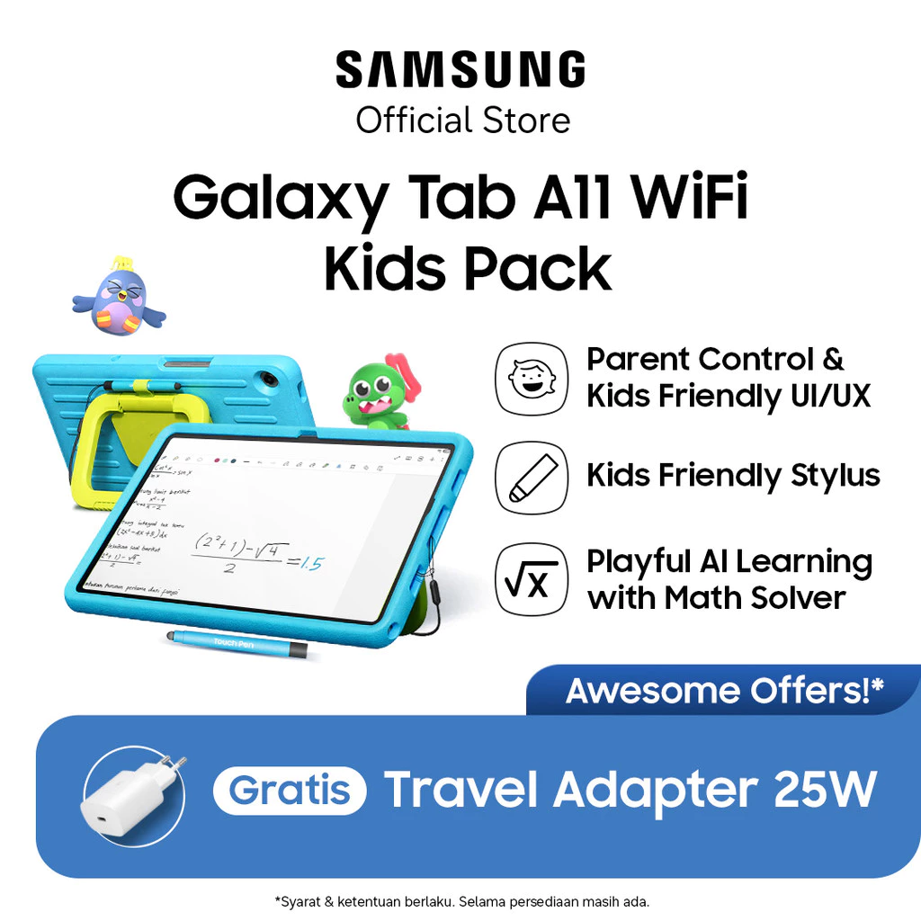 Samsung Galaxy Tab A11 WiFi Kids Pack 4/64 GB - Gray