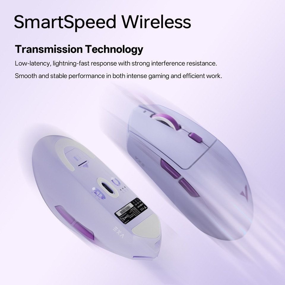 ATK VXE Dragonfly V3 / V-3 PRO Wireless Gaming Mouse PAW3395SE E-Sports Lightweight Ergonomic - Gambar 2