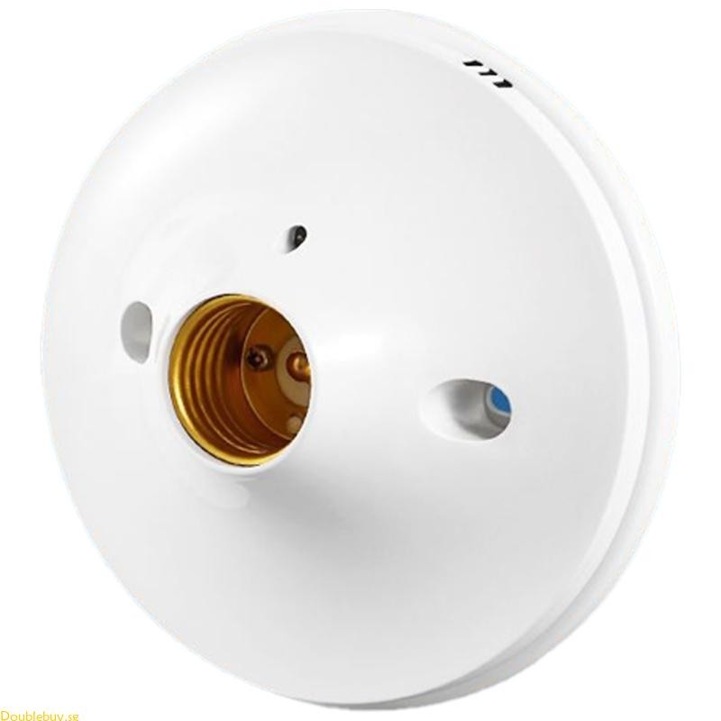 Doublebuy E27 Screw Mount Light Socket White Ceiling Light Lamp Holder ...