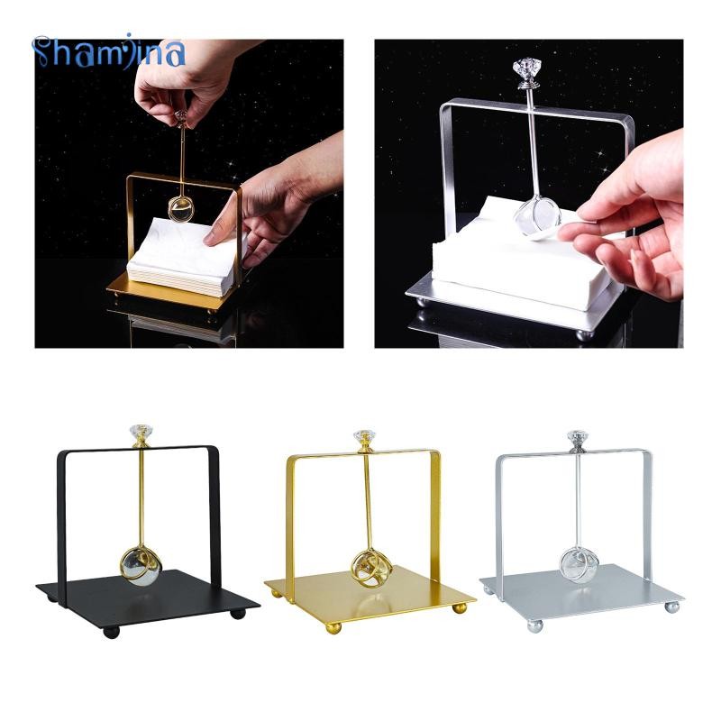 [Shamjina] Flat Paper Napkin Holder Flat Napkin Dispenser Rack, Notes ...