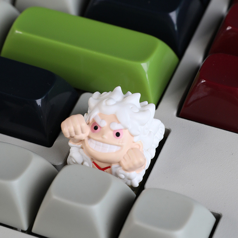 Luffy Nika Keycaps MX Switch Cool 3D Mechanical Resin Keycaps ESC DIY ...