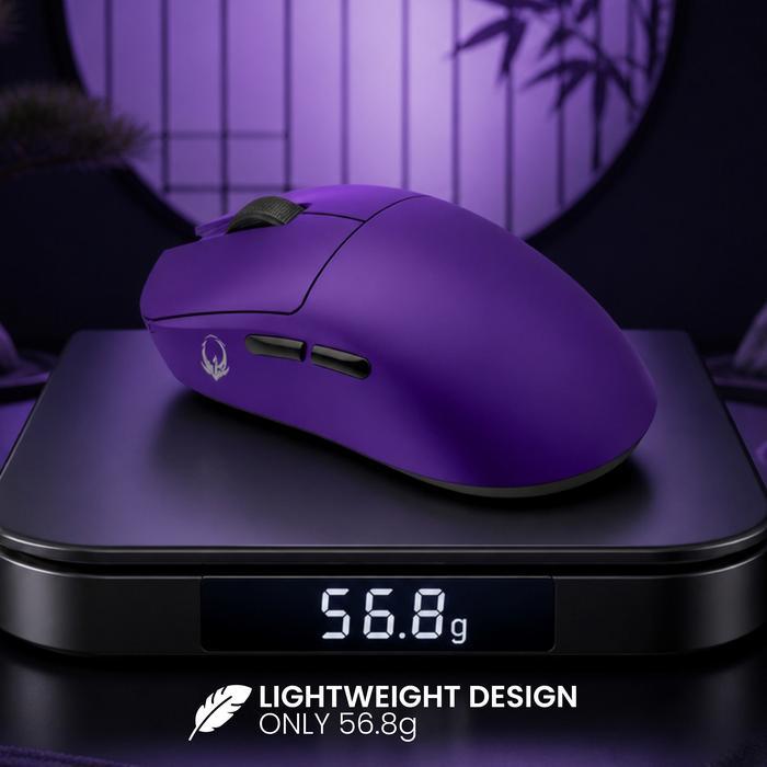 Sades Ryunix  Zero MX0 / MX-0 Mouse Gaming Lightweight PAW3212 Tri-Mode Connection 8000 DPI - Gambar 3