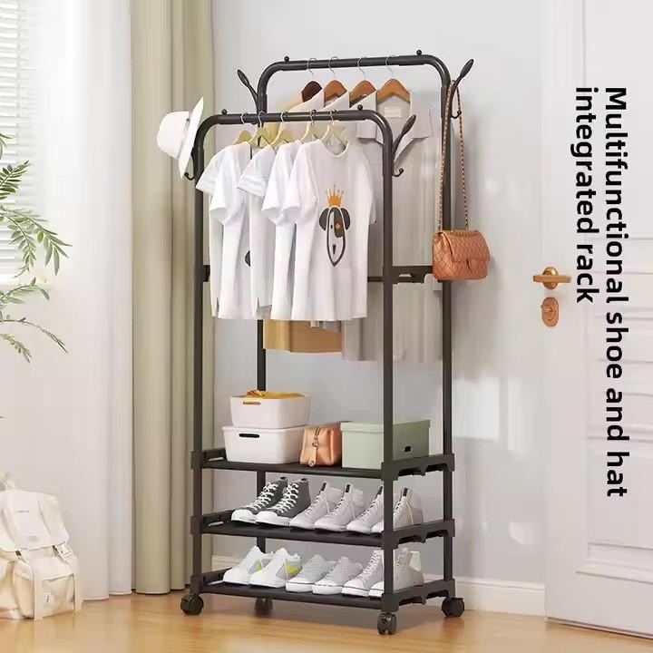 GANTUNGAN 3-Tier/ Clothes Hanger Rack Donna Cloth Rack | Shopee Singapore