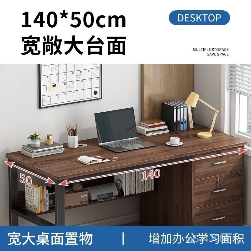 New Simple Desk for Rental Houses, Steel Desk, Desktop Computer Desk ...