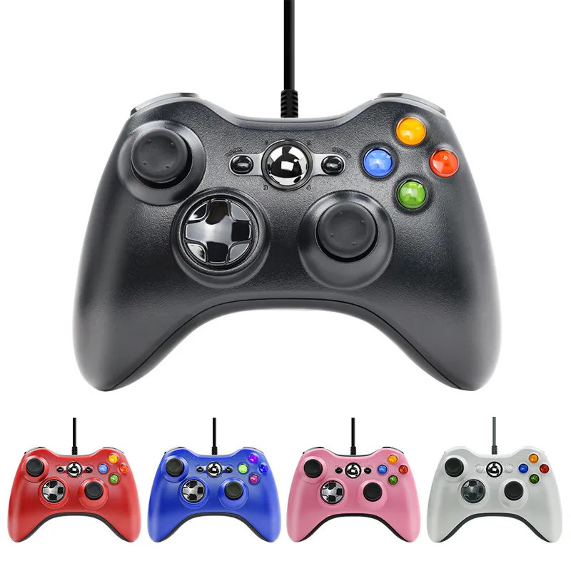 By Sea Shipping USB Wired Gamepad Console handle For Microsoft Xbox 360 ...