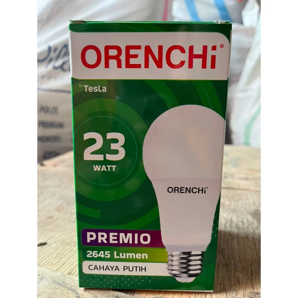 AFL (BUBBLEWRAP) 23 WATT / BOHLAM LAMPU LED ORENCHI PREMIO GARANSI 1 TAHUN