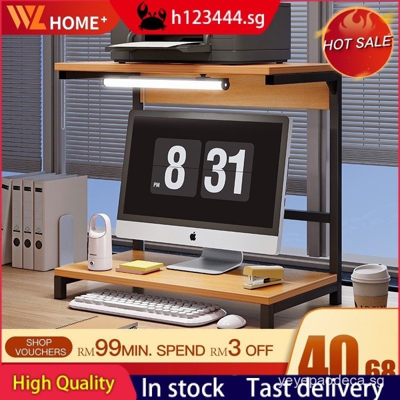 Printer rack multipurpose table top storage monitor stand computer ...