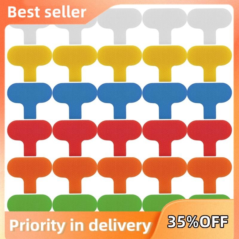 30 Piece Cable Labels Cord Labels Write on Wire Labels Tags Plastic for ...