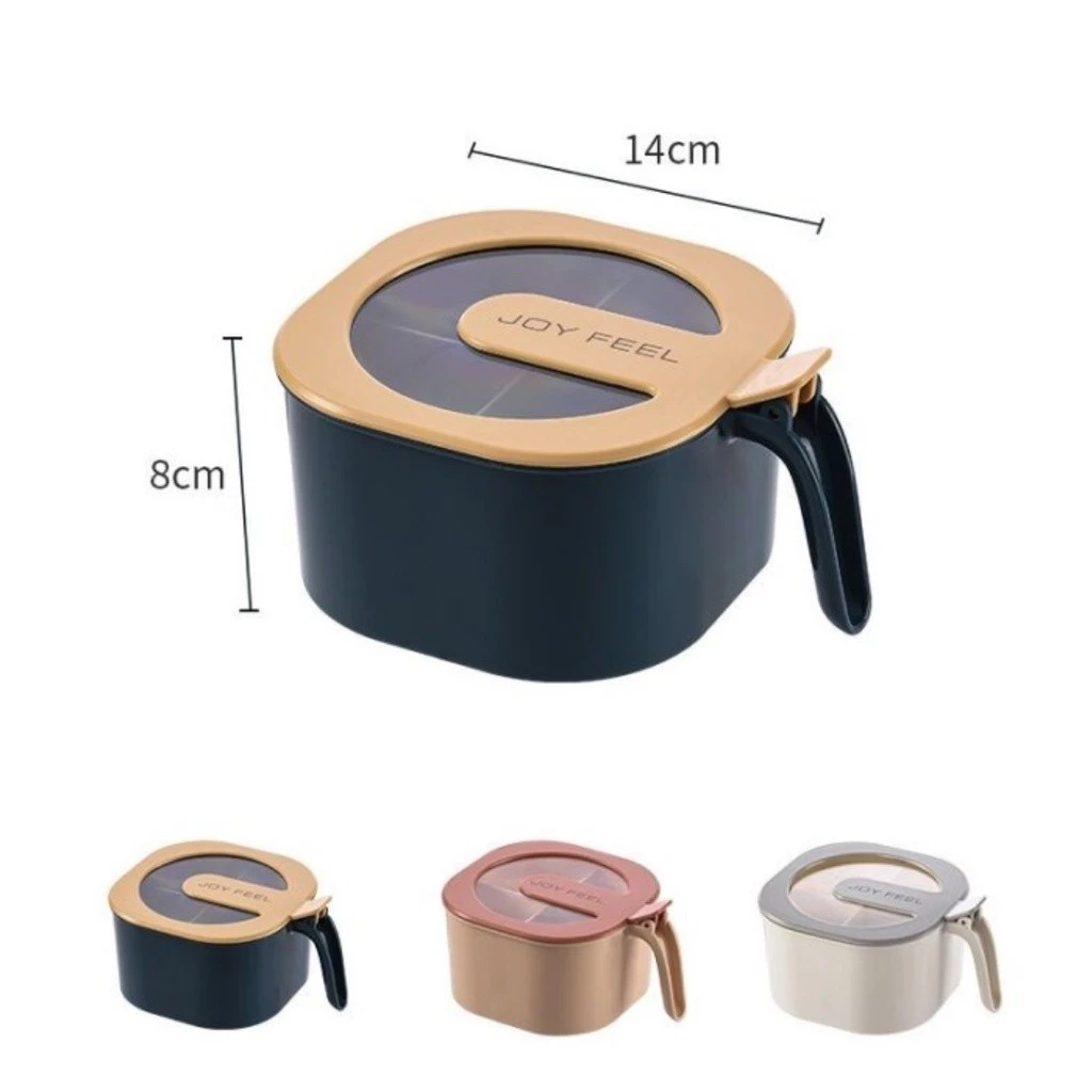 (BUBBLEWRAP) TEMPAT KOTAK BUMBU DAPUR 4 SEKAT (4 IN 1) - Gambar 2