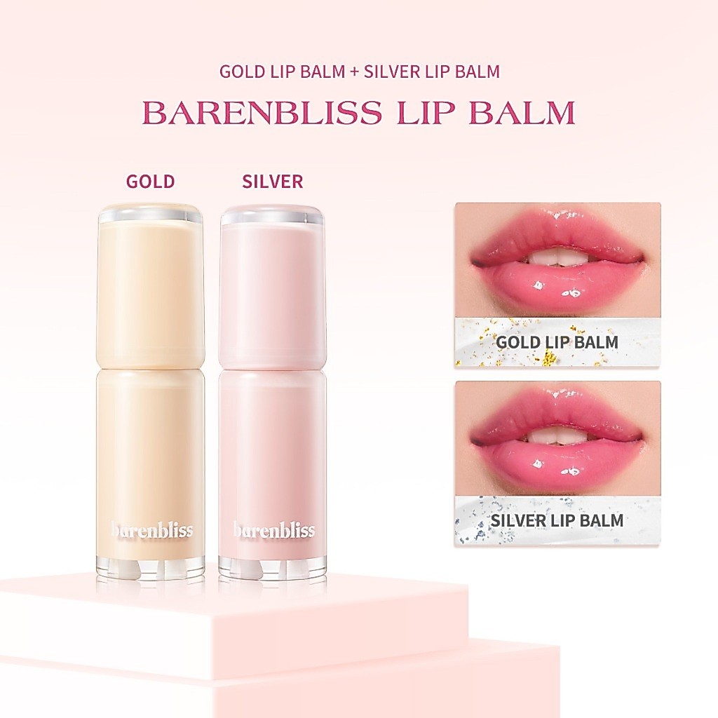 BNB Silver Lip Balm 3.2g / Gold Makes Gorgeous / Silver Makes Stunning / Merah Jingga Official - Gambar 4